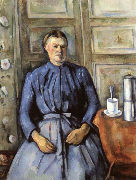 Paul Cezanne La Femme a la cafetiere oil painting image